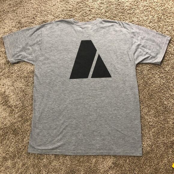 Men's Grey Army Logo Graphic Tee Shirt - Picture 2 of 3